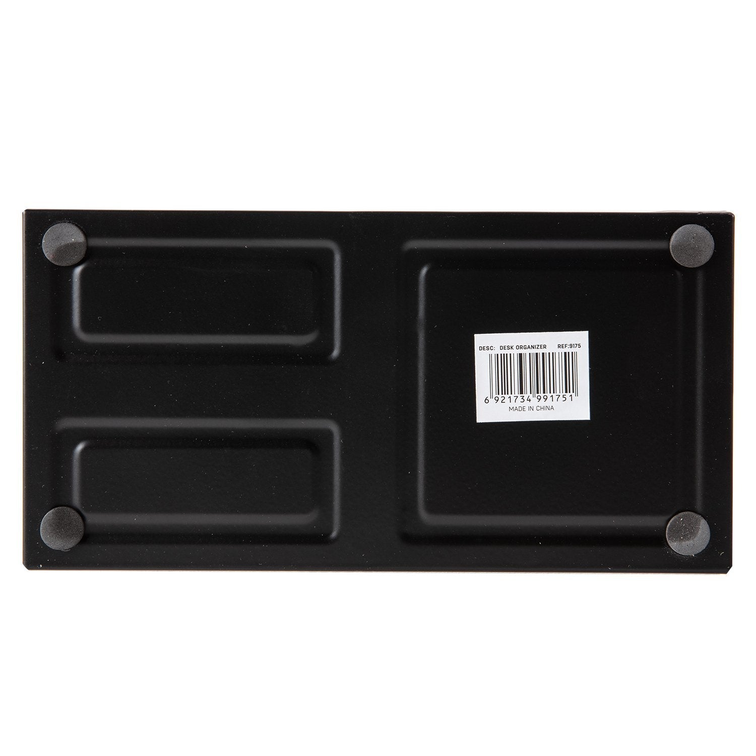 Deli Organizador Metalico De Rejilla Negro
