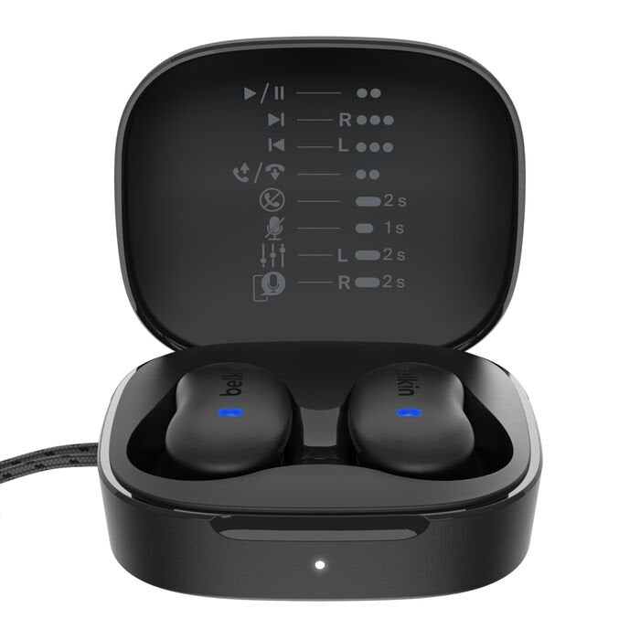 EAN 0745883919529 - Belkin SoundForm Anywhere Auriculares Inalámbrico y alámbrico Dentro de oído Llamadas/Música USB Tipo C B imagen 6