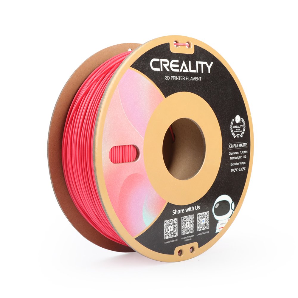 Pla 1,75mm Matte Strawberry Rojo 1kg