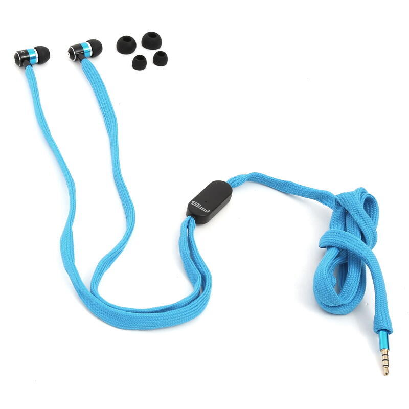 Fiesta Auriculares Boton + Mic Tipo-C Blanco
