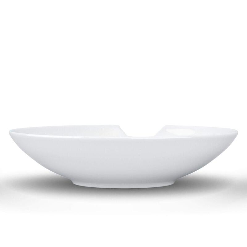 Fiftyeight 2 Kleine Profundidad Teller Con Biss Ø 18cm Blanco