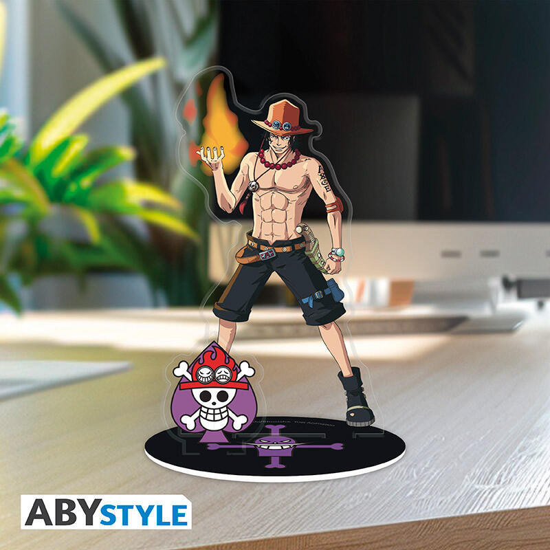 Figura Acrilica Abystyle One Piece Portgas D.Ace