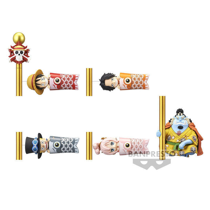 Figura Banpresto One Piece World Collectable Figure Carp Streamer 6cm 1 Unidad Aleatoria