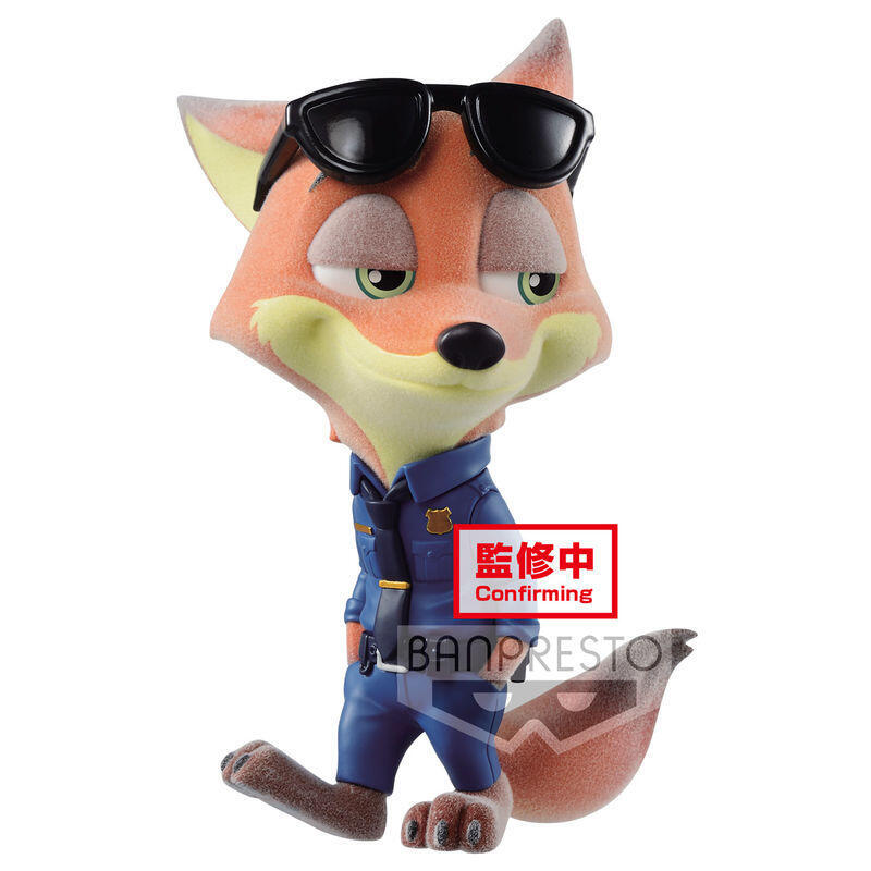 Figura Fluffy Puffy Nick Police Costume Nick And Judy Disney 10cm