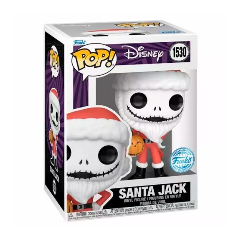 Figura Funko Pop! Disney - Santa Jack (Pesadilla Antes De Navidad) Exclusive