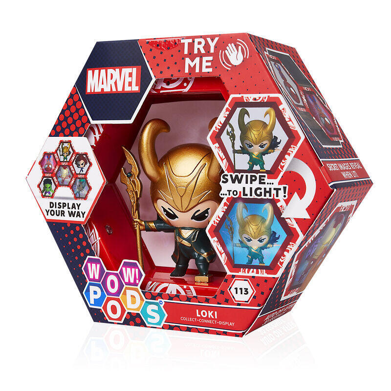 Figura Led Wow! Loki Marvel