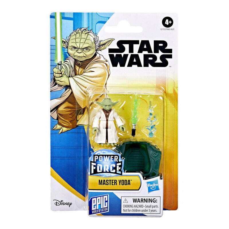 Figura Maestro Yoda Power The Force Star Wars 5cm