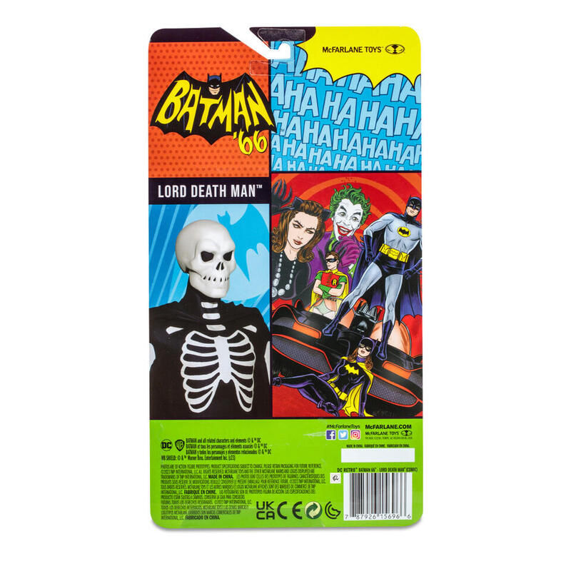 Figura Mcfarlane Dc Retro Batman 66 Wave 88 1 Unidad Aleatoria