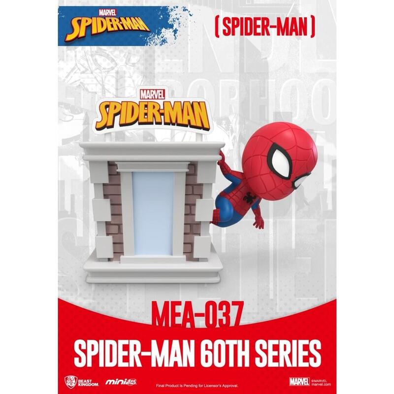 Figura Mini Egg Attack Marvel Spider Man Japones Serie 60 Aniversario