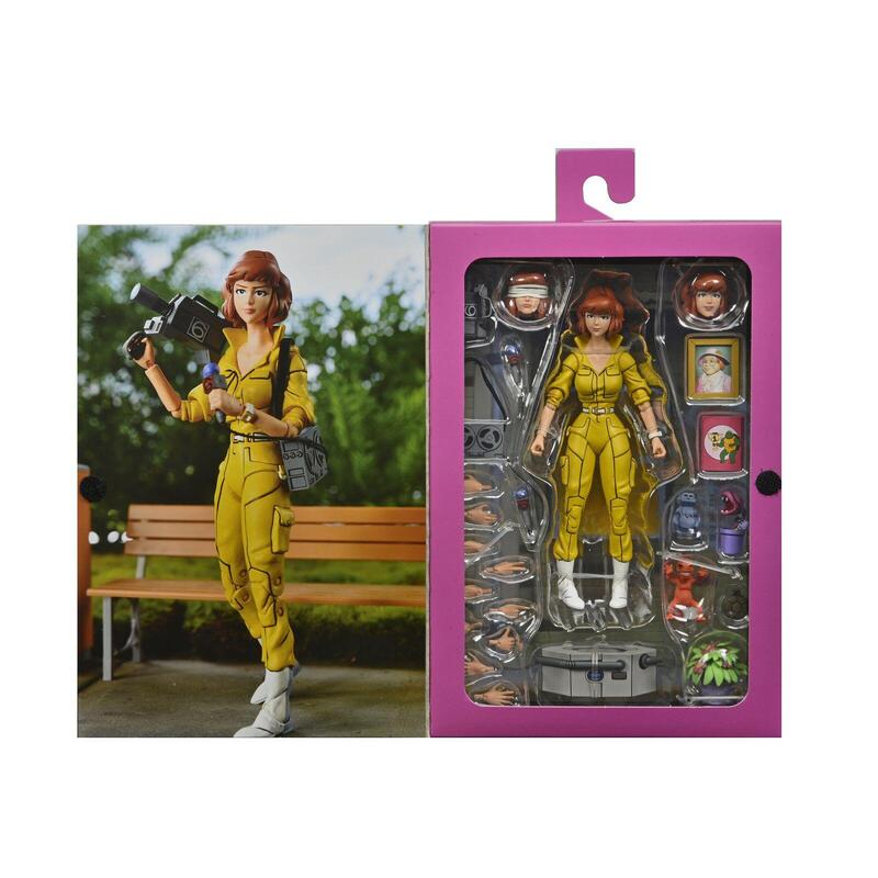 Figura Neca Teenage Mutant Ninja Turtles Mirage Comics Ultimate April O'Neil 17.5cm
