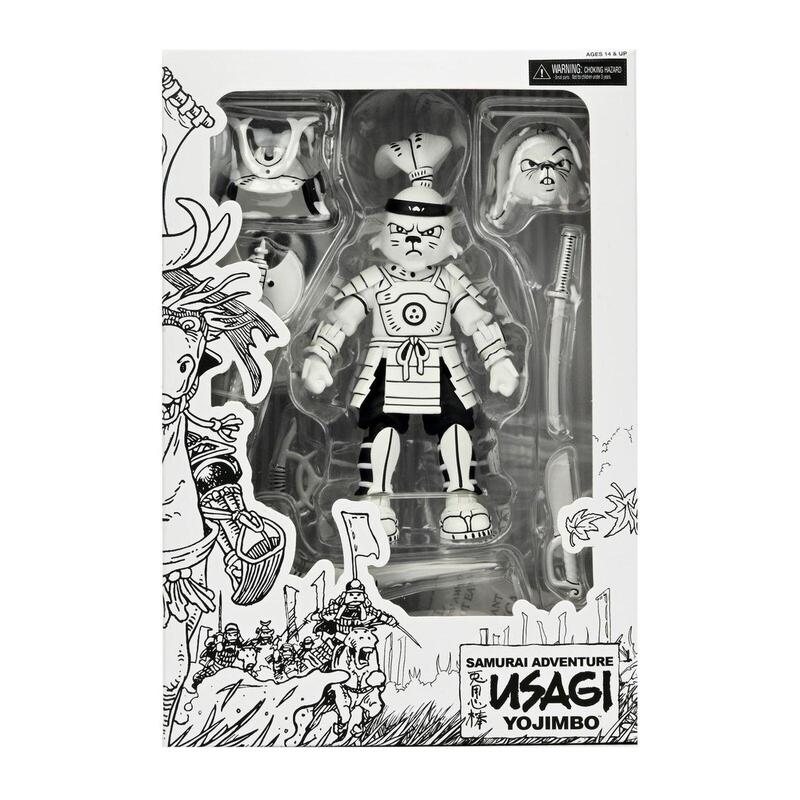 Figura Neca Usagi Yojimbo Black & White Ver. Scale Action 18cm