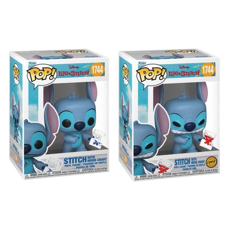Figura  Pack De 6 Unidades Pop Disney Lilo & Stitch - Stitch With Mood Chart 5 + 1 Chase