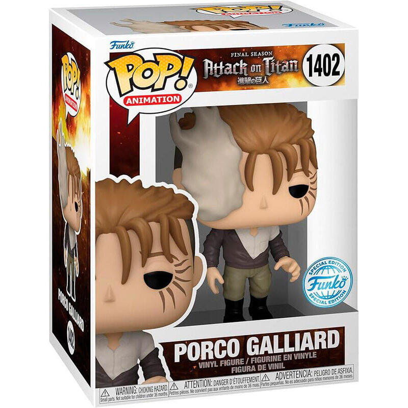 Figura Pop Attack On Titan Porco Galliard Exclusive