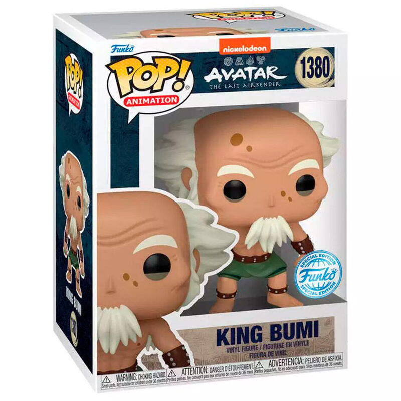 Figura Pop Avatar The Last Airbender King Bumi Exclusive