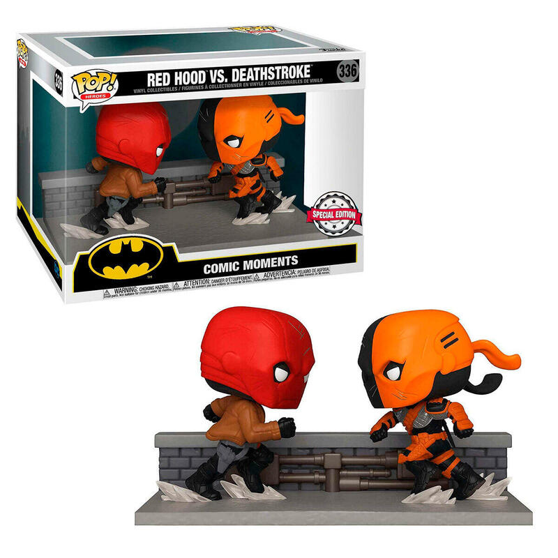Figura Pop Dc Comics Red Hood Vs Deathstroke Exclusive