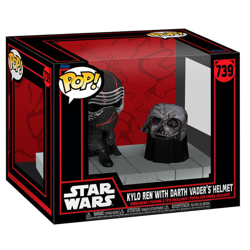 Figura Pop Deluxe Star Wars Kylo Ren With Darth Vader Helmet