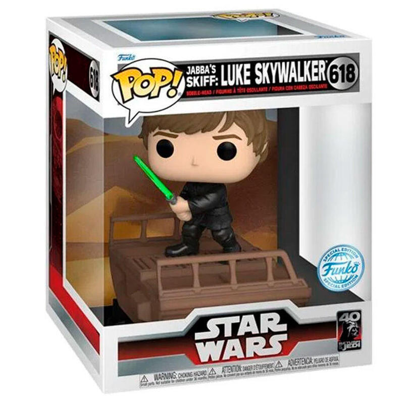 Figura Pop Deluxe Star Wars Luke Skywalker Exclusive