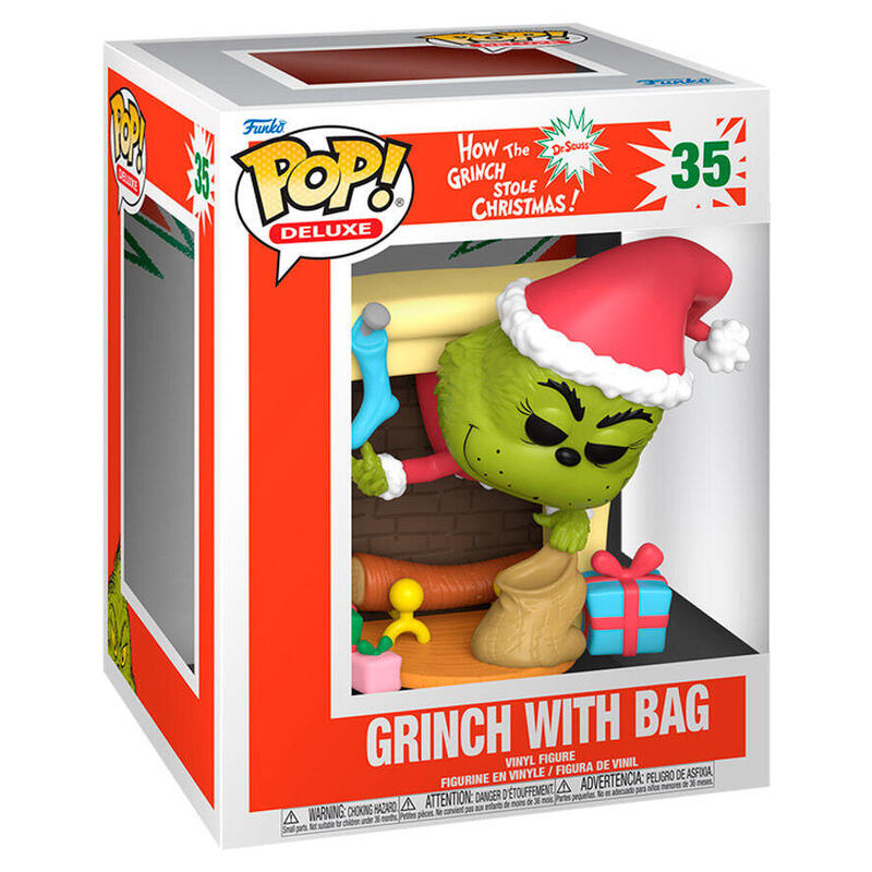 Figura Pop Deluxe The Grinch With Bag