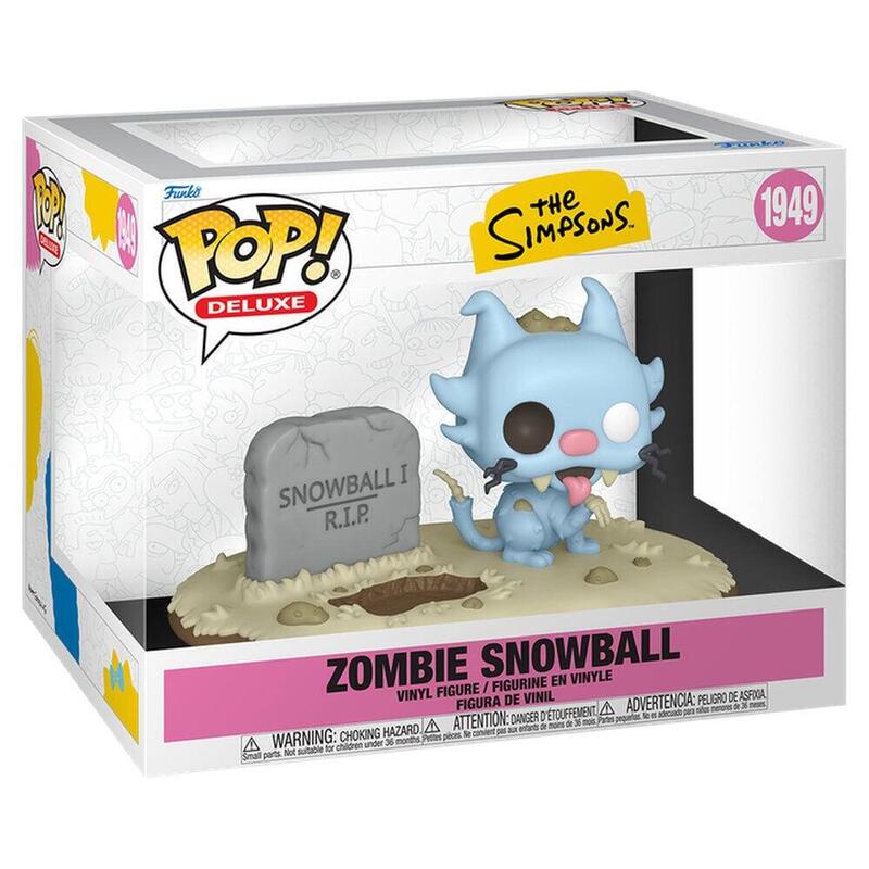 Figura Pop Deluxe The Simpsons Zombie Snowball