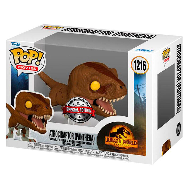 Figura Pop Jurassic World 3 Atrociraptor Panthera Exclusive