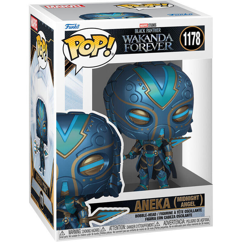 Figura Pop Marvel Black Panther Wakanda Forever Aneka