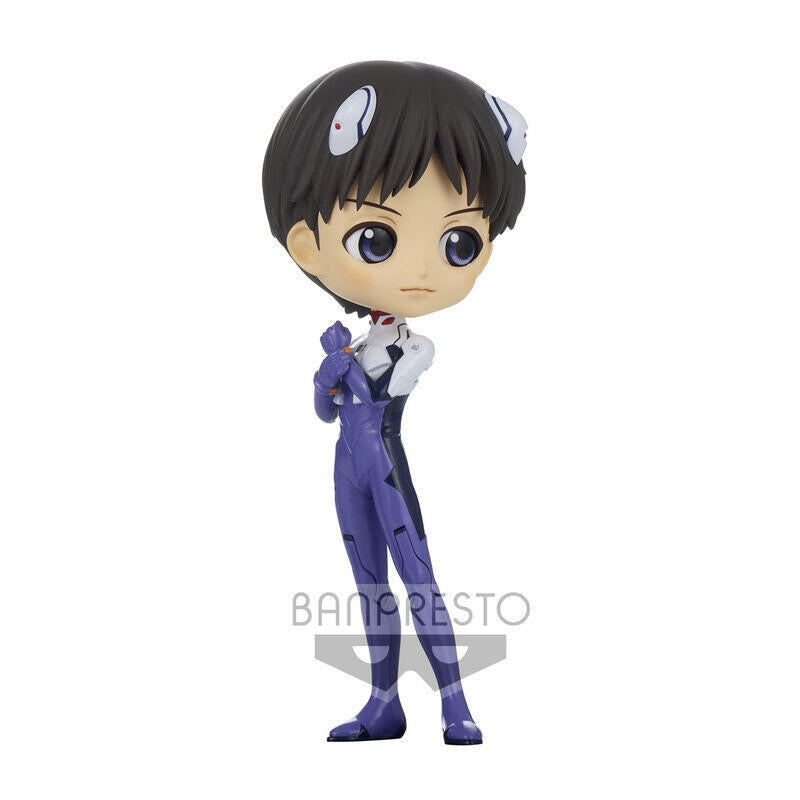 Figura Shinji Ikari Plugsuit Style New Theatrical Edition Evangelion Q Posket Ver.B 14cm