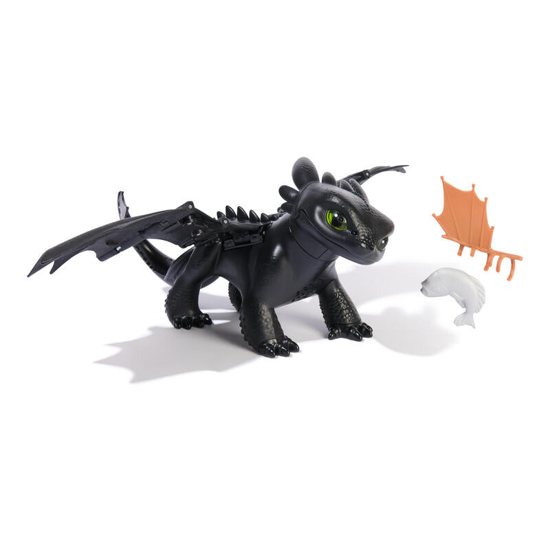 Figura Spinmaster Cómo Entrenar A Tu Dragón  De Dragón Interactiva Desdenido (Con Efectos De Luz Y Sonido) 6072728