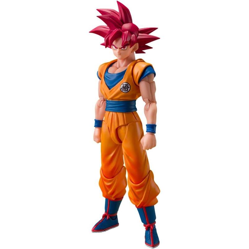 Figura Tamashii Nations - Dragon Ball Super - Super Saiyan God Son Goku (God Aura) S.H.Figuarts