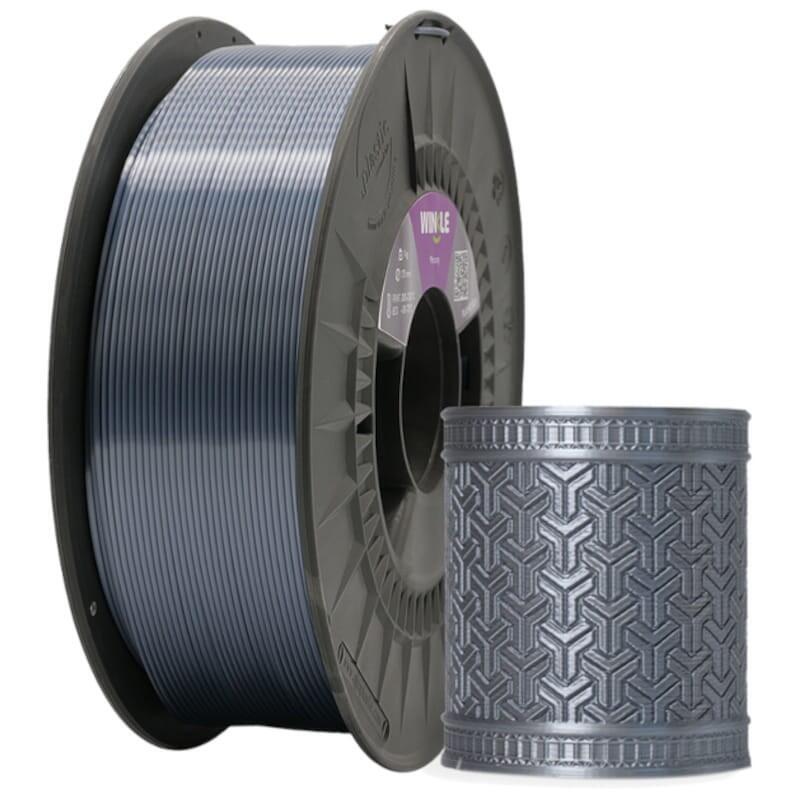 Filamento Winkle Pla Silk 1.75mm Mercurio 1kg