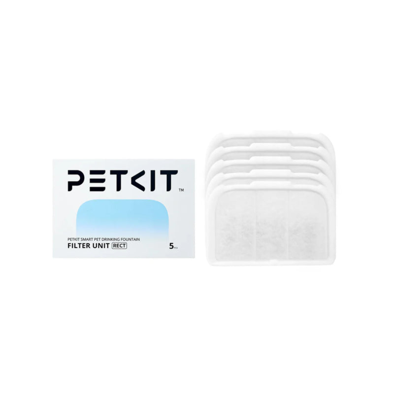 Filtros Para Bebedero Automático Petkit Eversweet Max - Petkit Filter Unit Rect - Kit 5 Unidades
