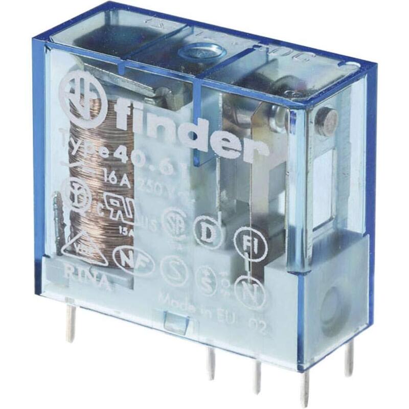 Finder Steck- Relé Para Circuito Impreso 40.61.7.024.4000 1w 16a 24vdc