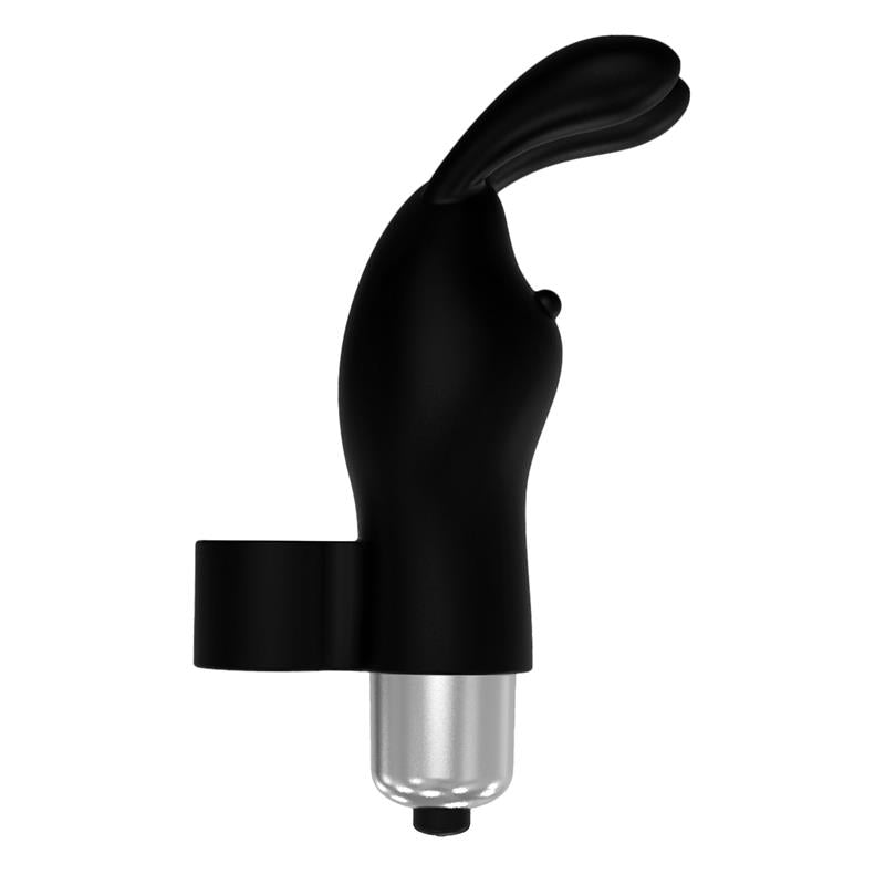 Fingyhop Bala Vibradora Con Conejito Siicona Negro