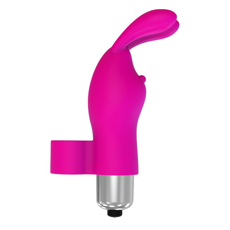 Fingyhop Bala Vibradora Con Conejito Silicona Rosa
