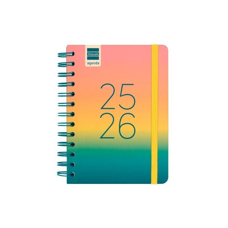 Finocam Agenda Cosmo Para Estudiantes Espiral Doble 8º Svh Iris 2025-2026