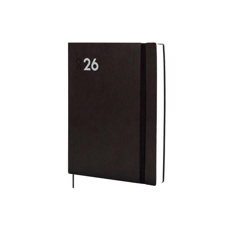 Finocam Agenda Dynamic Mara Y12-210x270mm 1dp Tapa Blanda Negro 2026