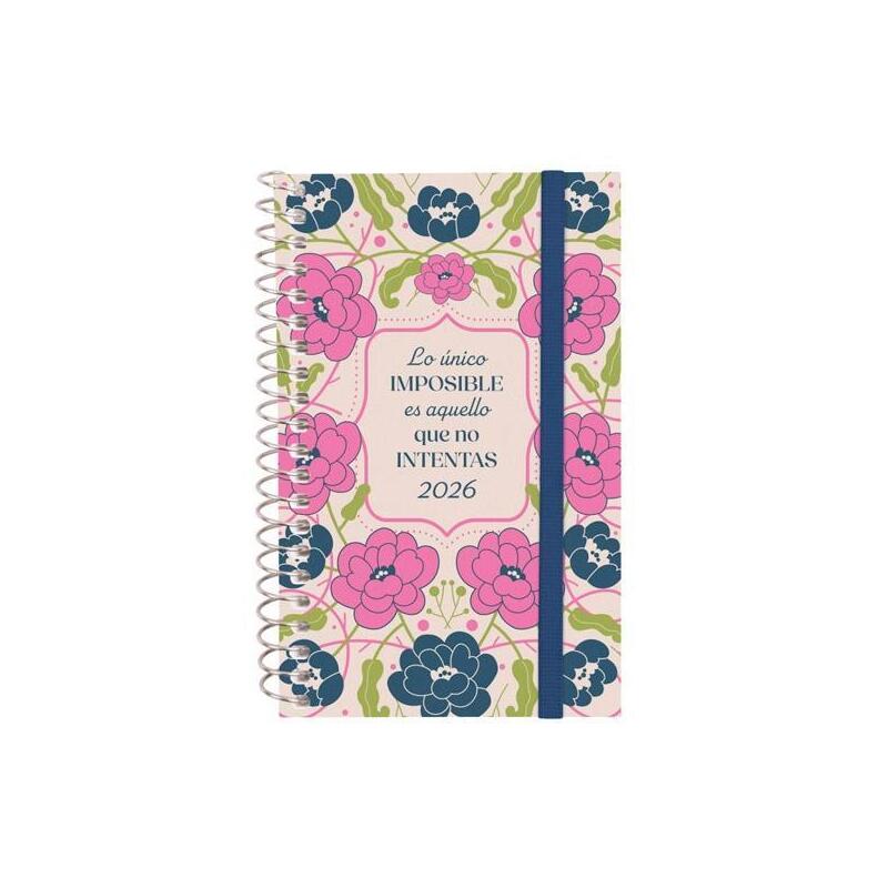 Finocam Agenda Espiral Design Collection E3-79x127mm Svh Tapa Pp Imposible 2026