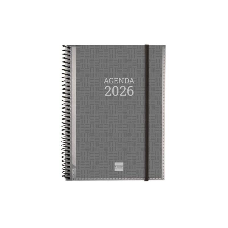 Finocam Basics Agenda - Anual 2026 - Con Espiral - Personalizable - Formato E10 - 162x14x212mm - Semana Vista