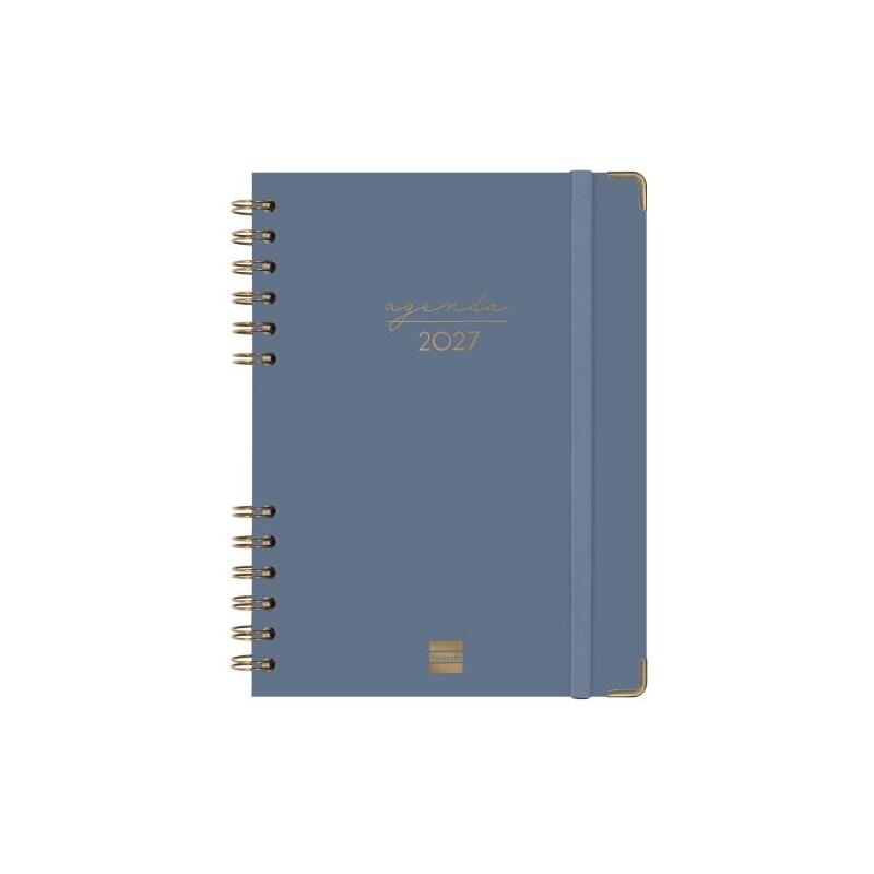 Finocam Espiral Trendy Alma Agenda - Anual 2027 - Semana Vista Horizontal - Formato E10 - 155x212mm - Espiral - Tapa