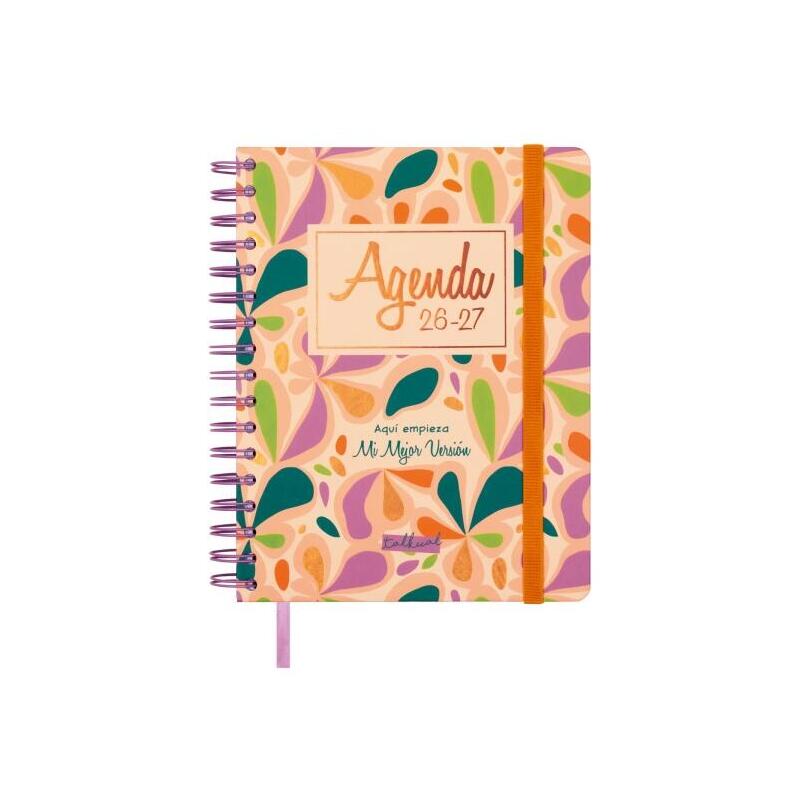 Finocam Talkual Agenda Escolar 26/27 - 1 Dia Por Pagina - Formato 4º - 155x217mm - Tapa Dura - Papel De 80g/M2 -