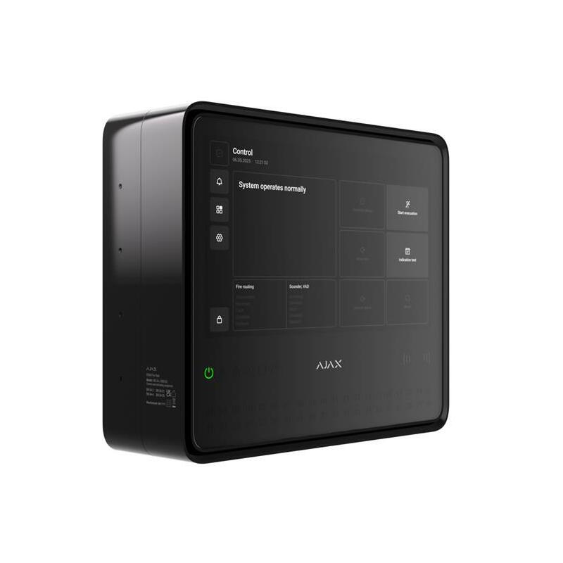 Fire Alarm Panel Fire Hub/En54 Black 125733 Ajax