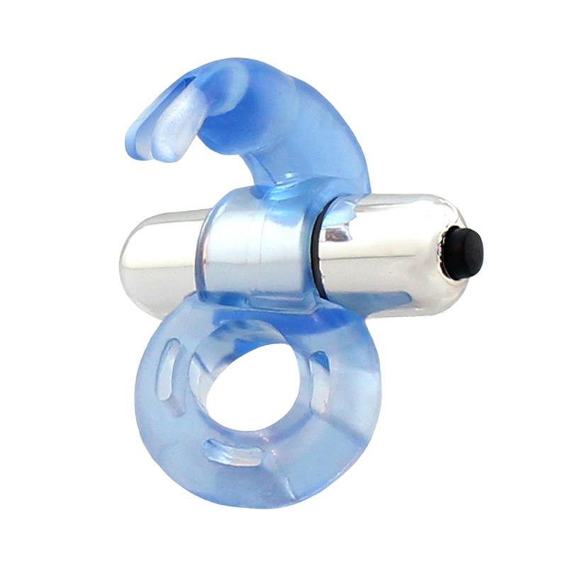 Anillo Vibrador Firey   Con Conejito Azul