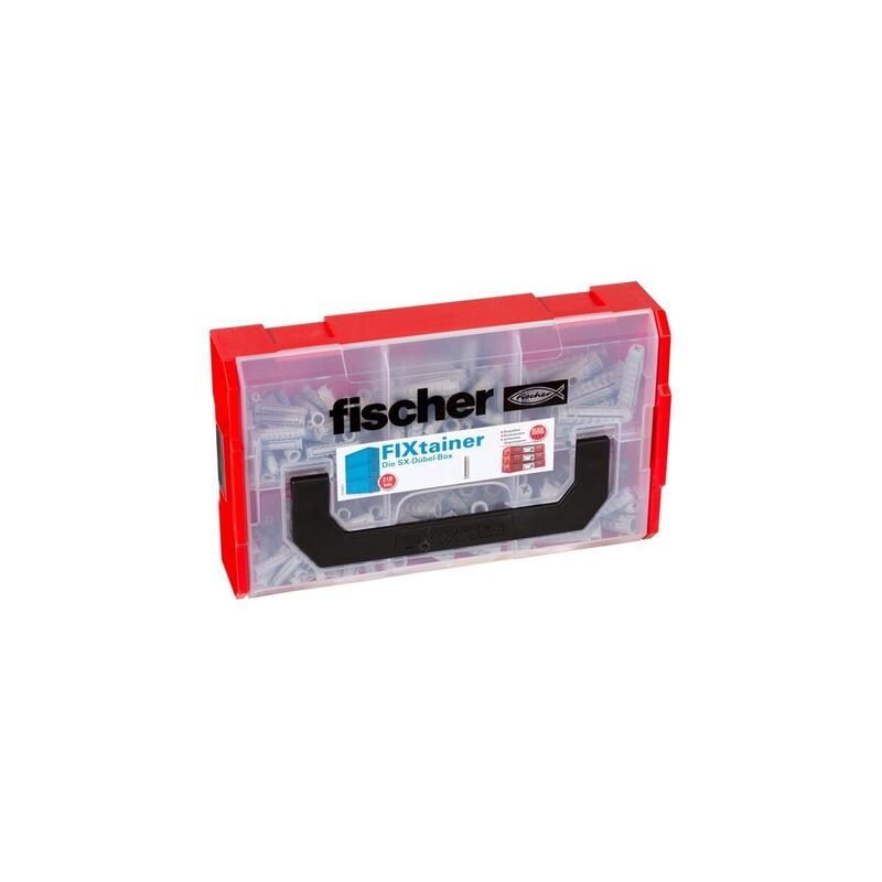 Fischer Fixtainer Sx Caja Para Tacos Gris Claro, 210 Piezas 532892