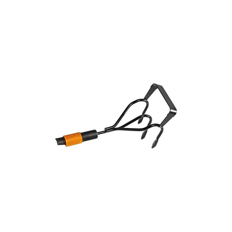 Fiskars Quikfit Deshierbador Múltiple, Azada Negro/Naranja, 12,5 Cm 1000681