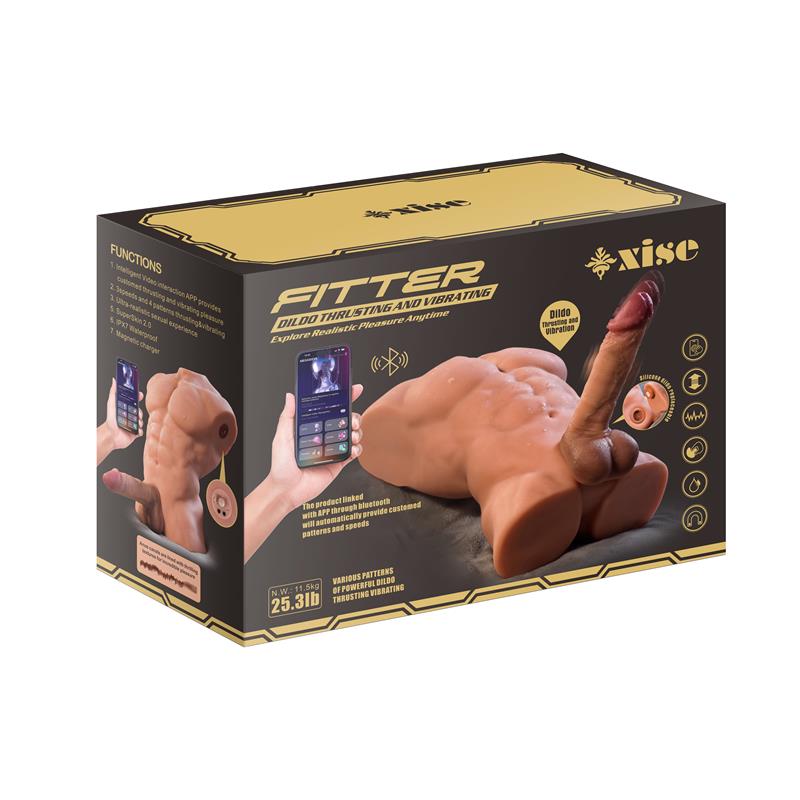 Fitter Torso Con Dildo Desmontable, Thrusting Y App 11.6 Kg