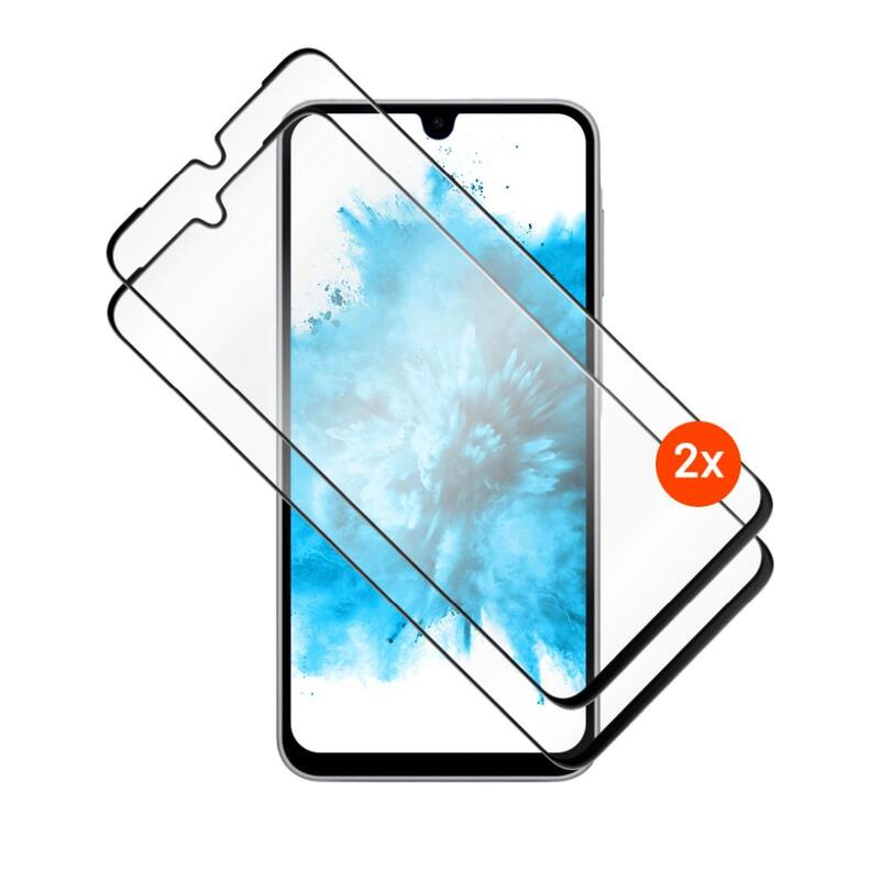 Fixed Full Cover 2,5d Tempered Glass With Applicator For Samsung Galaxy A17 4g 5g, 2 Pcs, Black