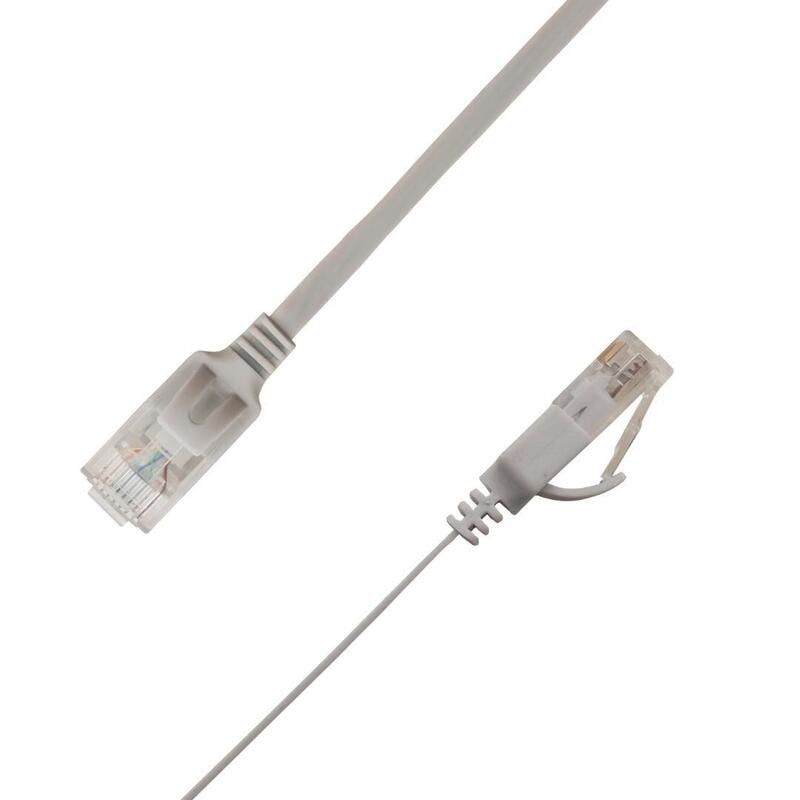 Flat U/Utp Cat6a Grey 4.5m Awg 34/7, Pvc, 1x4mm Utp-Fl6a-00450-Gy