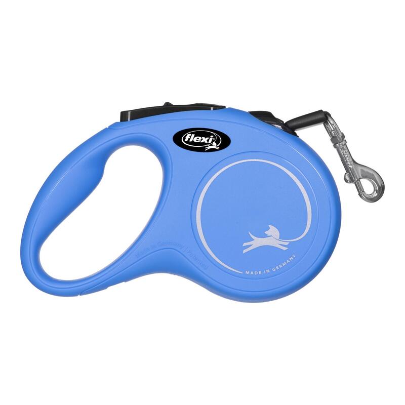 Flexi New Classic S -5m -Hasta 15kg Azul