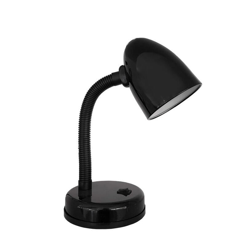 Flexo De Sobremesa Modelo Amsterdam E27 60w Color Negro Edm