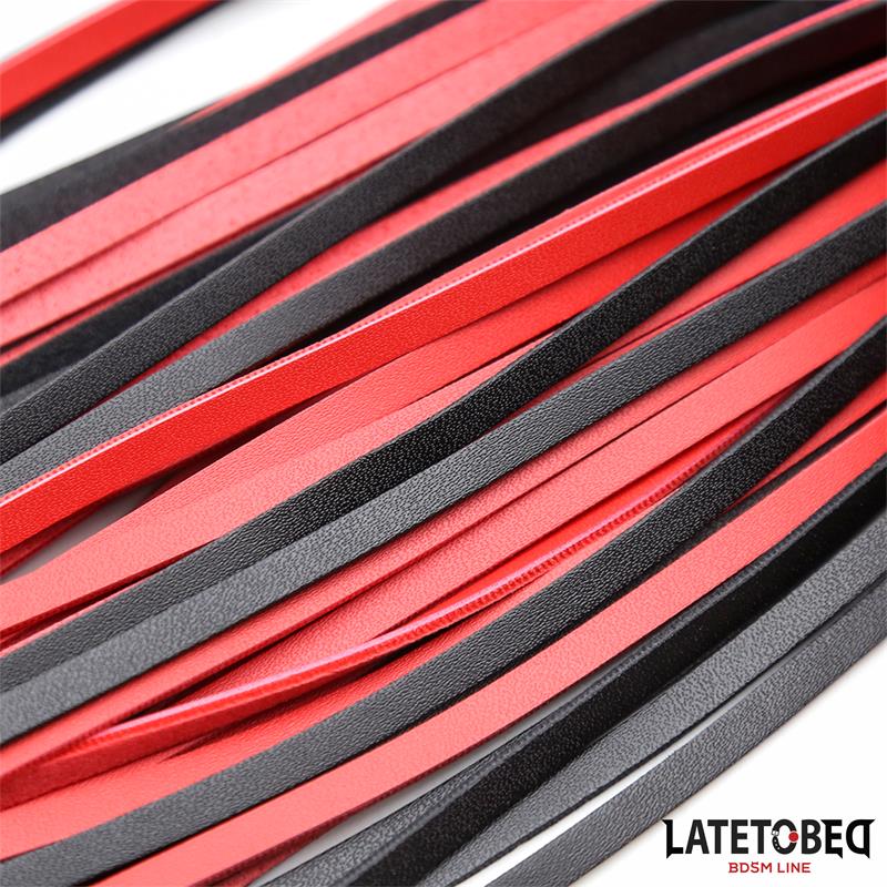 Flogger  65cm Negro Y Rojo
