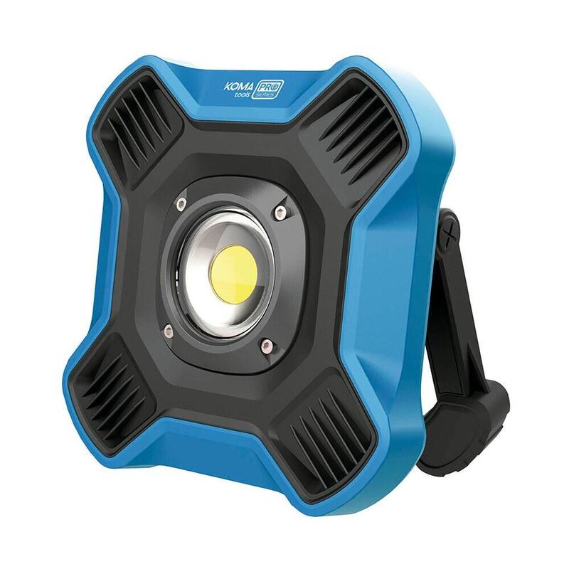Foco Led Profesional De Trabajo Fp-30 Recargable 40 W, 5000 Lm, 4000 Mah, 211 X 64 X 211 Mm